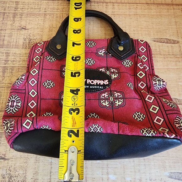 Disney Mary Poppins The New Musical Carpet Handbag Purse Clutch Rockabilly - Picture 4 of 8